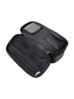 Petite trousse maquillage pinceaux ouverte
