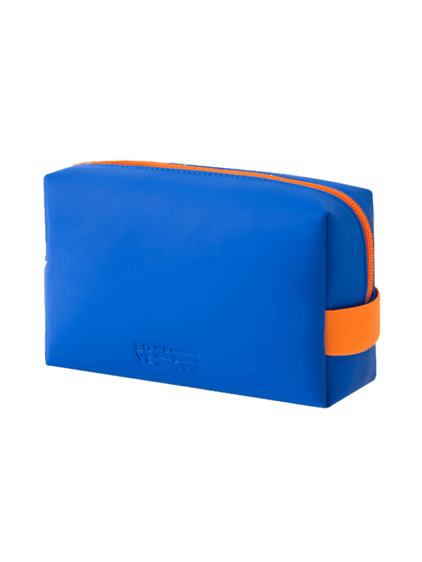 Trousse de toilette colorée imperméable bleue