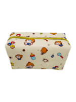 Saco de toilette infantil alfabeto pequeno personagem bege Saco de toilette infantil alfabeto pequeno personagem bege