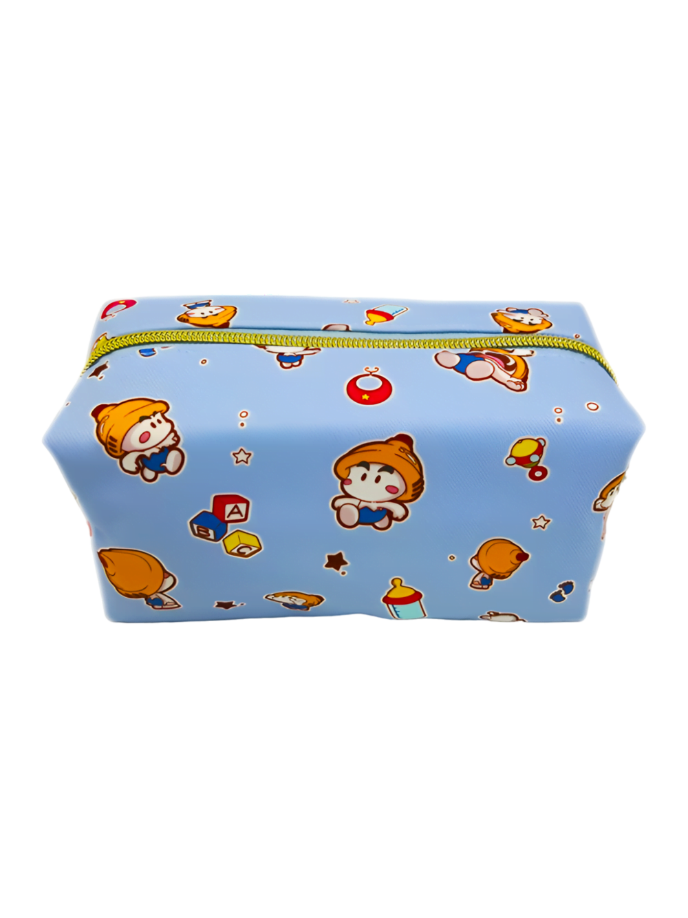 Saco de toilette infantil alfabeto pequeno personagem azul Saco de toilette infantil alfabeto pequeno personagem azul