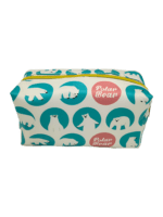 Semplice borsa da toilette con originale motivo a orsetto Semplice borsa da toilette con originale motivo a orsetto