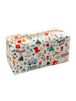 Trousse toilette simple motifs globe trotter