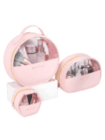 Trousses de maquillage chic couleur rose Trousses de maquillage chic couleur rose