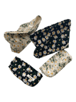Trousse de maquillage brodée fleurie pâquerettes punch needle tous les modèles