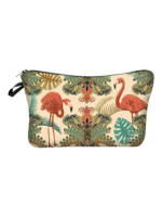 Trousse de maquillage bucolique flamants roses simple Trousse de maquillage bucolique flamants roses simple