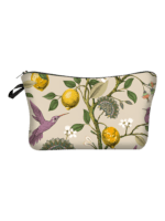 Trousse de maquillage bucolique florale simple modèle citronnier Trousse de maquillage bucolique florale simple modèle citronnier