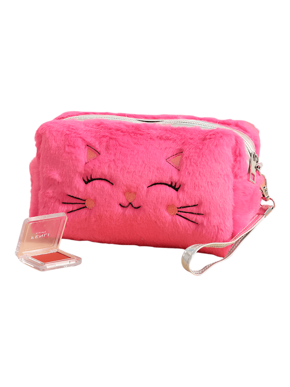 Kleurrijke fairy kat toilettas model 2 roze 1 Kleurrijke fairy kat toilettas model 2 roze 1