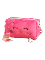 Kosmetiktasche Katze bunt märchenhaft Modell 2 rosa 1 Kosmetiktasche Katze bunt märchenhaft Modell 2 rosa 1