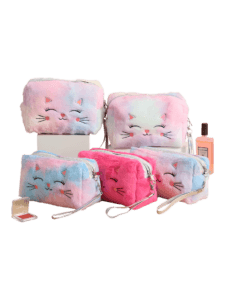 Trousse de toilette chat colorée féérique présentation des modèles 1 Trousse de toilette chat colorée féérique présentation des modèles 1