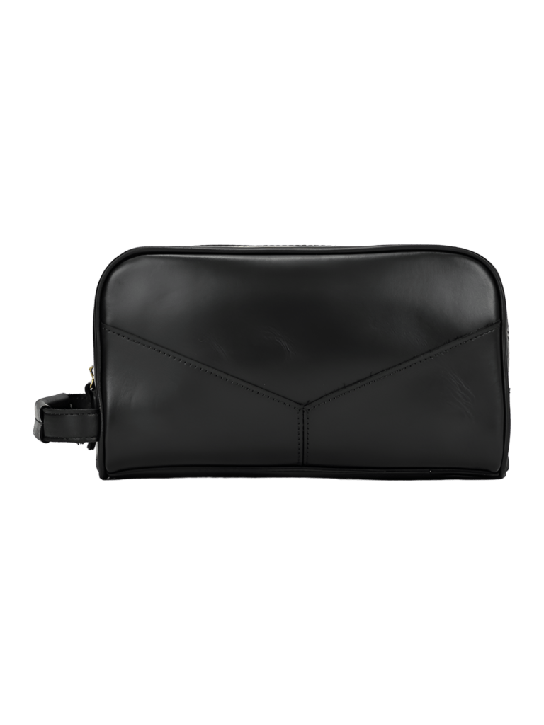 Trousse de toilette cuir double compartiment 27 Trousse de toilette cuir double compartiment 27