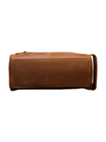 Borsa da toilette in pelle a doppio scomparto 4 Borsa da toilette in pelle a doppio scomparto 4