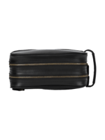 Double compartment leather toiletry bag 8 Double compartment leather toiletry bag 8