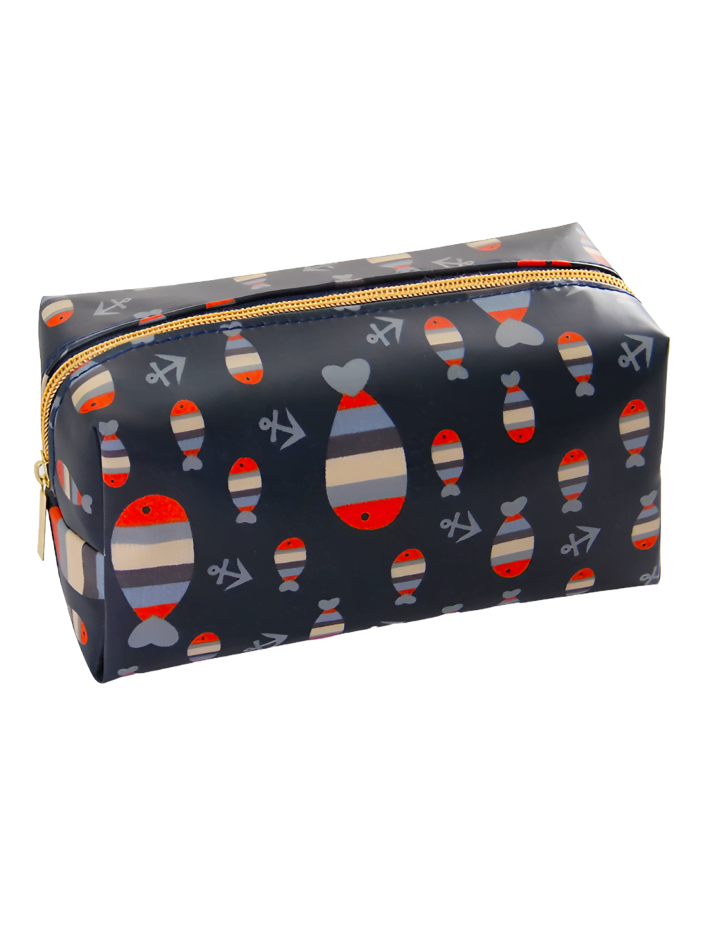 Trousse toilette océan poisson et encres Trousse toilette océan poisson et encres