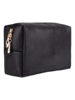 Borsa impermeabile per il trucco, a scomparto singolo, modello nero Borsa impermeabile per il trucco, a scomparto singolo, modello nero