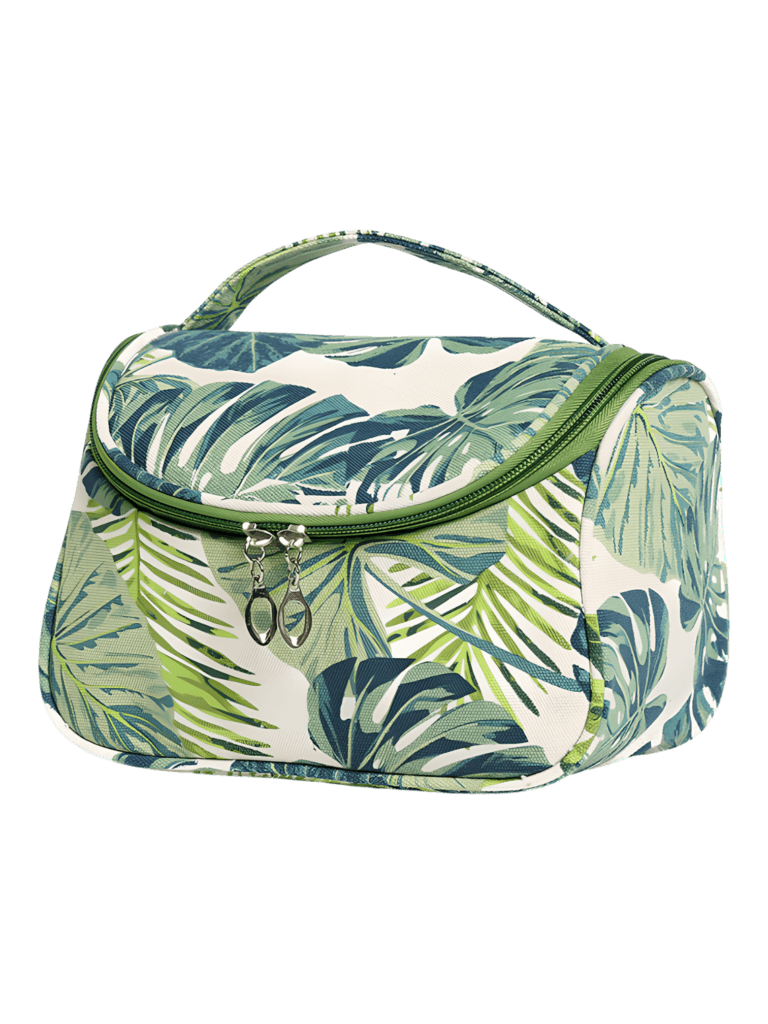 Trousses tropicales motif feuillages verts nature modèle hybride