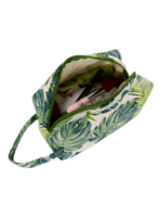 Malas tropicais com motivos de folhagem verde, natureza, vista interior, modelo conforto Malas tropicais com motivos de folhagem verde, natureza, vista interior, modelo conforto