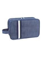 Große organisierte Kosmetiktasche mit mehreren Fächern Unisex-Modell blau Große organisierte Kosmetiktasche mit mehreren Fächern Unisex-Modell blau