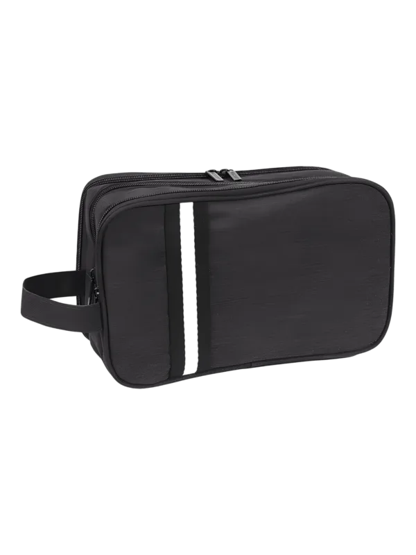 Große organisierte Kosmetiktasche mit mehreren Fächern Unisex-Modell schwarz Große organisierte Kosmetiktasche mit mehreren Fächern Unisex-Modell schwarz