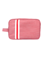 Große organisierte Kulturtasche mit mehreren Fächern Unisex-Modell rot Große organisierte Kulturtasche mit mehreren Fächern Unisex-Modell rot