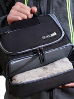 Borsa da toilette a più scomparti, pratica da appendere, in diversi colori, scomparto inferiore impermeabile Borsa da toilette a più scomparti, pratica da appendere, in diversi colori, scomparto inferiore impermeabile