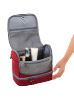 Praktisch hangend toilettasje met meerdere compartimenten in verschillende kleuren Damesmake-up tasje Praktisch hangend toilettasje met meerdere compartimenten in verschillende kleuren Damesmake-up tasje