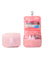 Trousses de toilette roses pour fille pliables facile à suspendre modèle Candy Trousses de toilette roses pour fille pliables facile à suspendre modèle Candy