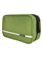 Saco de toilette com gancho, campismo, trekking, viagem, para pendurar, em tecido de para-quedas com compartimentos, modelo grande verde 1 Saco de toilette com gancho, campismo, trekking, viagem, para pendurar, em tecido de para-quedas com compartimentos, modelo grande verde 1