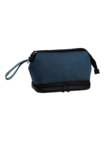 Herren-Necessaire mit zwei Fächern, einfarbig mit mehreren Farben, marineblau Herren-Necessaire mit zwei Fächern, einfarbig mit mehreren Farben, marineblau