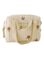 Sac à langer bébé brodé avec attache poussette