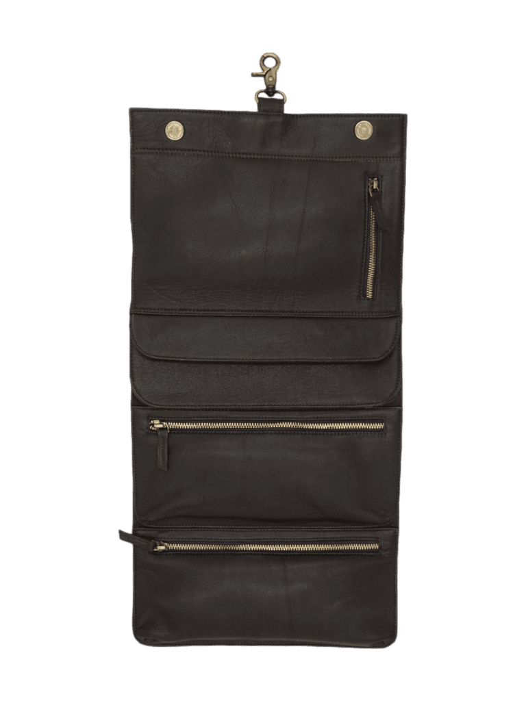 Trousse toilette homme vintage cuir pliable Trousse toilette homme vintage cuir pliable