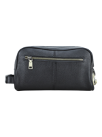 Trousse de toilette en cuir avec cadenas de securite anti vol a chiffres deux compartiments et pochettes noire 5 1.png