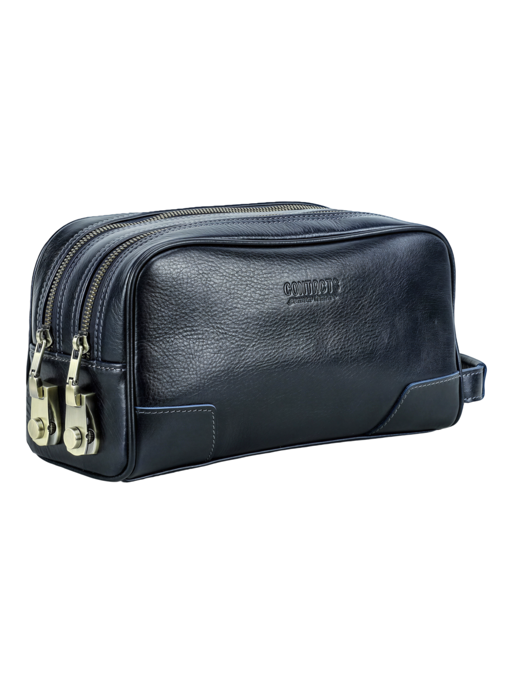 Trousse de toilette en cuir avec cadenas de sécurité anti vol à chiffres deux compartiments et pochettes pour voyage élégante et pratique Trousse de toilette en cuir avec cadenas de sécurité anti vol à chiffres deux compartiments et pochettes pour voyage élégante et pratique