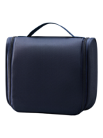 Trousse de toilette homme compacte pliable à suspendre avec multiple compartiments coloris navy avec fermeture éclair transport facile