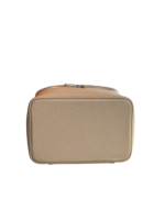 Vanity maquillage en cuir artisanal colorée pochettes compactes avec compartiments intérieurs détails soignés de couleur claire