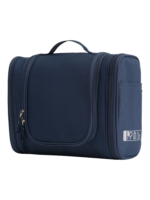 Grande trousse de toilette colorée à suspendre unisexe avec plusieurs pochettes et compartiments marine pour voyage pratique et organisé
