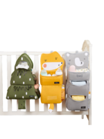 Trousse de rangement bébé à suspendre motif renard sapin grizzly pour chambre d enfant pratique et colorée organisation essentiels