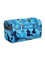 Trousse de toilette militaire camouflage pour homme pochette avec compartiments et crochet à suspendre pour voyage
