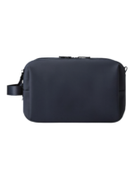 Trousse de toilette pratique multi compartiments avec pochettes et elastiques internes pour voyage en néoprène noir